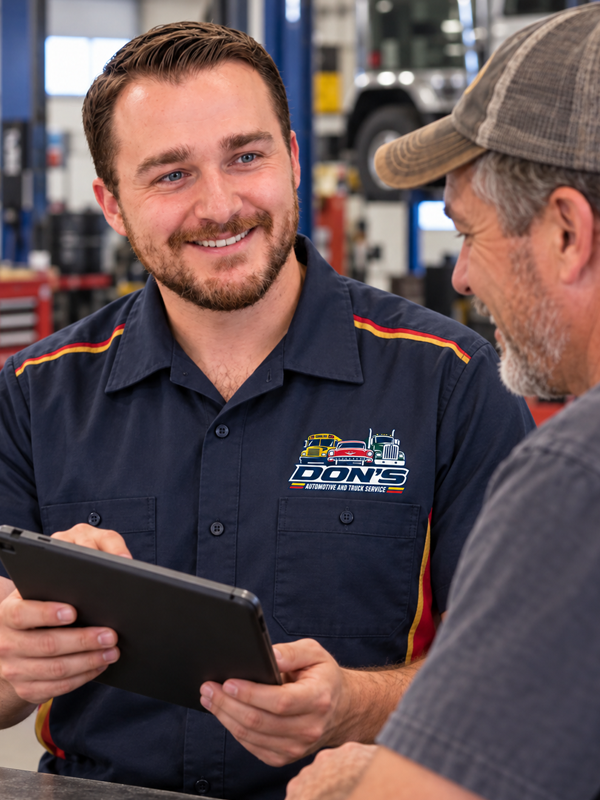 Don's Automotive and Truck Service technician